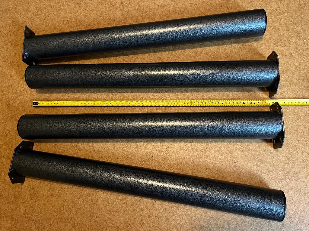 Duraline meubelpoten rond staal hamerslag, Ophalen, Tafelpoot, Minder dan 50 cm, 50 tot 100 cm