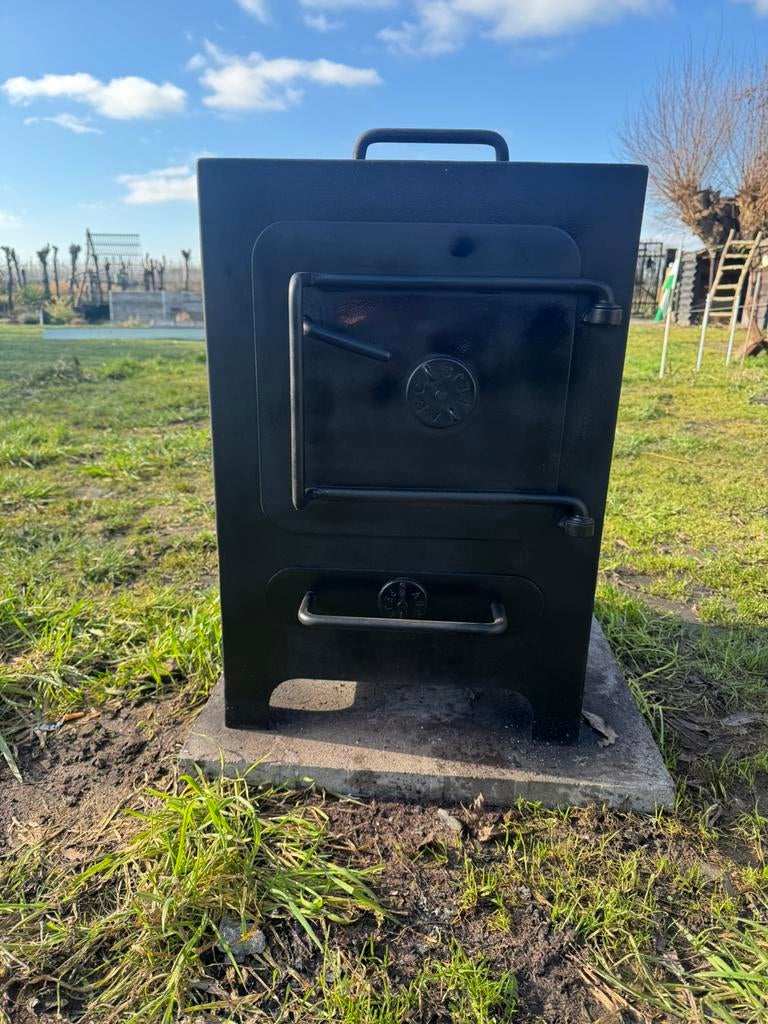 ABC Industri Type 2 Houtkachel - 8kW - Goede Staat, Gebruikt, Houtkachel, Ophalen of Verzenden, Vrijstaand