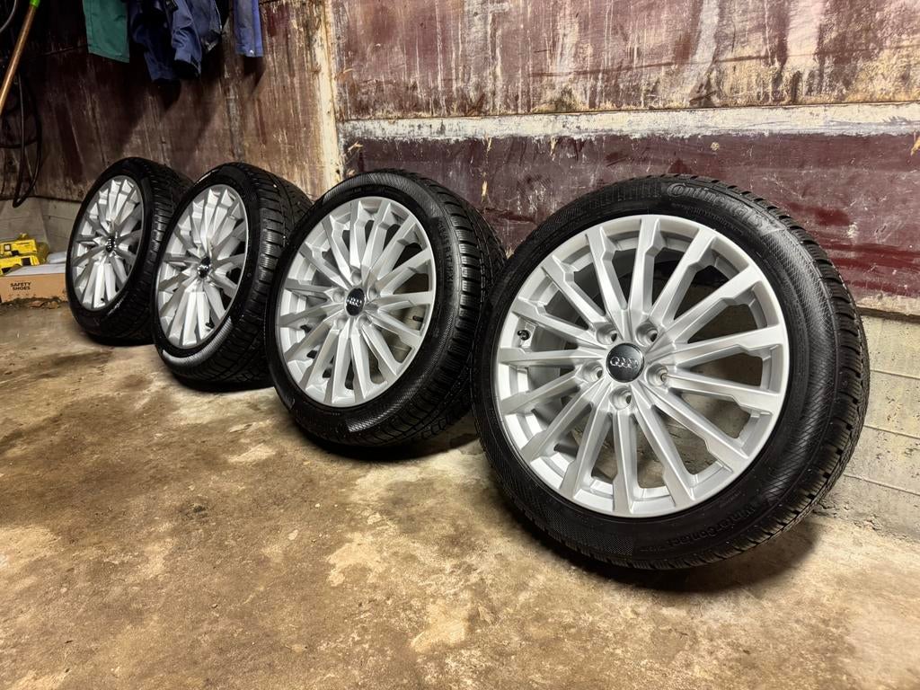 215/45R17 audi wielen, Ophalen, 215 mm, Banden en Velgen, 17 inch