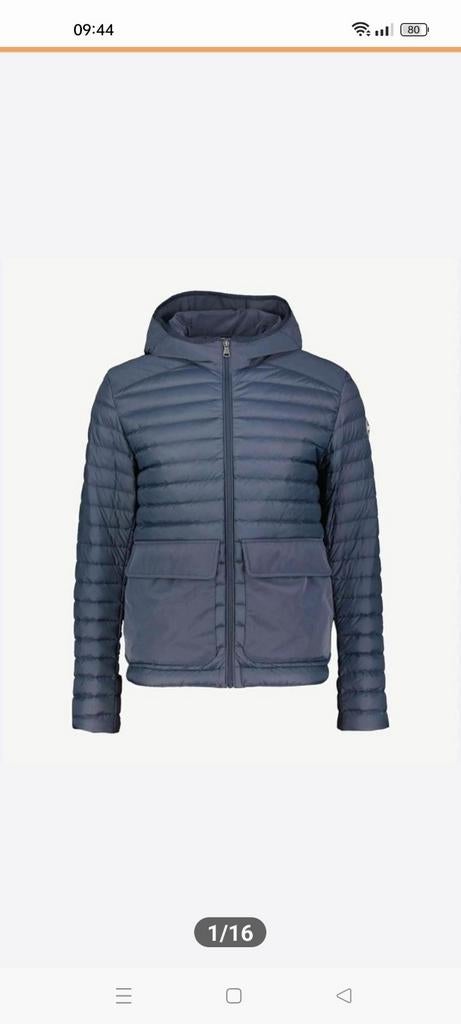 Colmar Originals hooded donsjack endurance 52 nieuw, Kleding | Heren, Maat 52/54 (L), Colmar, Blauw, Nieuw
