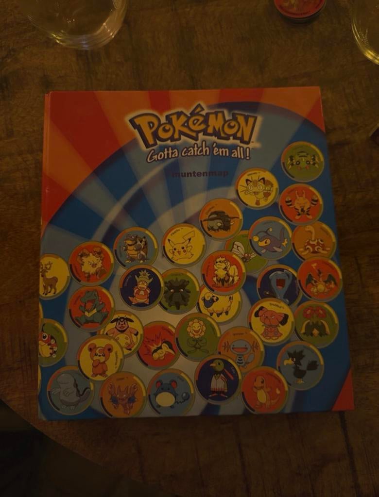 Pokémon Muntenmap, Ophalen of Verzenden, Gebruikt, Overige Smurfen, Gebruiksvoorwerp