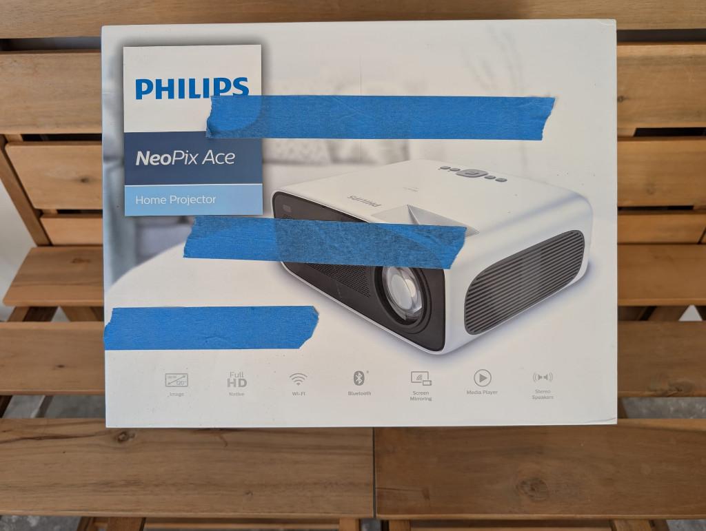 Philips NeoPix Ace Home Projector + Projectiescherm, Audio, Tv en Foto, Beamers, Zo goed als nieuw, LED, Full HD (1080), Ophalen