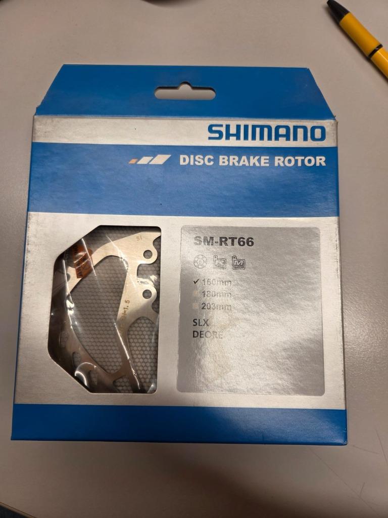 Shimano SM-RT66 160mm Remschijf, Shimano, Overige typen, Nieuw, Shimano