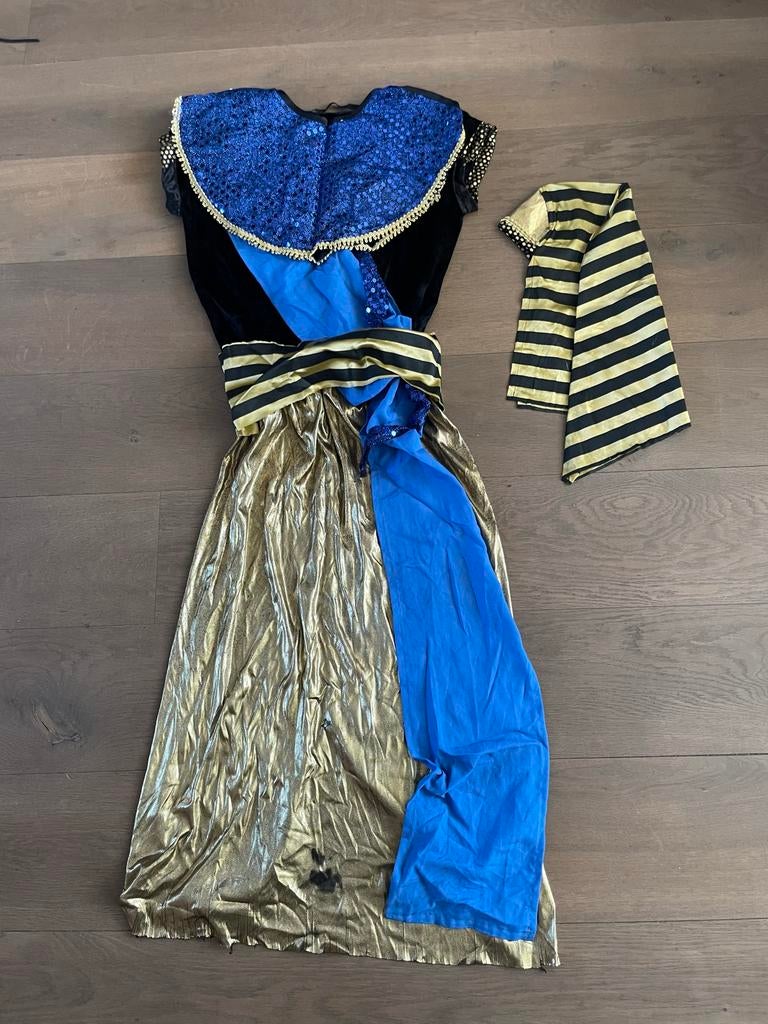 Cleopatra Kostuum - Maat S, Kleding | Dames, Ophalen of Verzenden, Kleding, Maat 36 (S), Gedragen