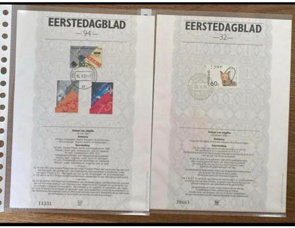 * eerste dagblad..verschillende..., Postzegels en Munten, Postzegels | Nederland, Ophalen of Verzenden