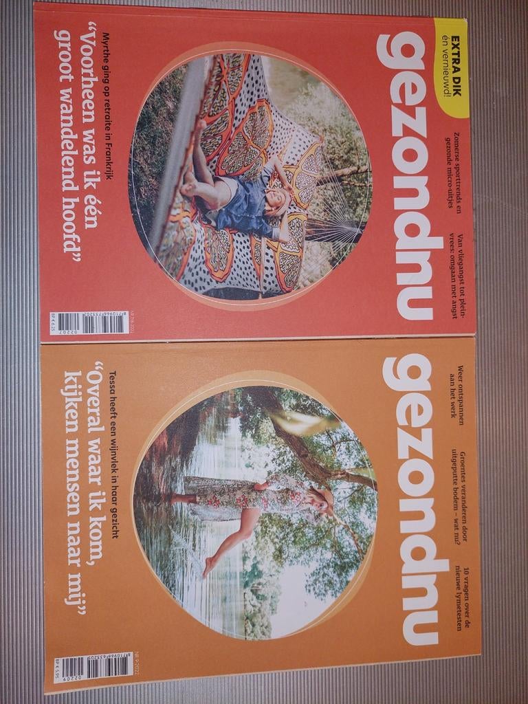 Gezondnu tijdschriften - 2 stuks, Ophalen of Verzenden, Zo goed als nieuw, Lichaam en Geest