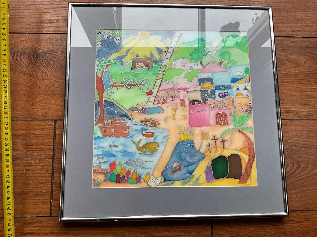Kleurijk schilderij, Antiek en Kunst, Ophalen of Verzenden