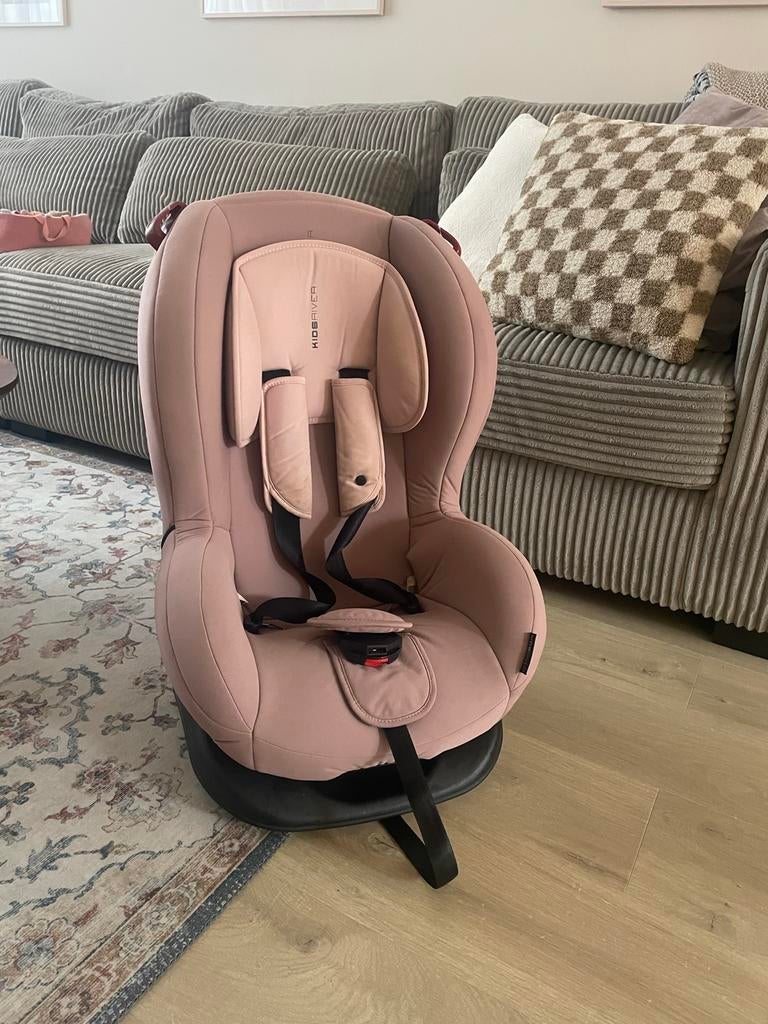 Autostoel kids River - Evi oud roze, Verstelbare rugleuning, 9 t/m 18 kg, Ophalen, Overige merken