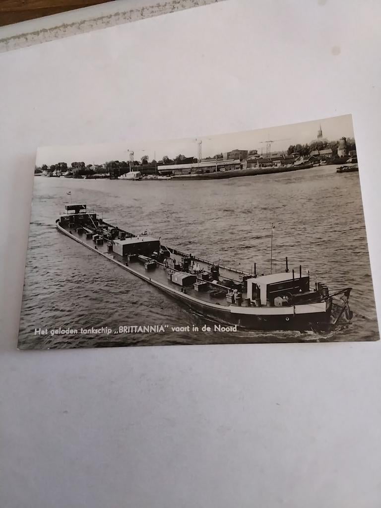"BRITTANNIA" TANKSCHIP. ROTTERDAM, Ophalen of Verzenden, Voor 1920, Voertuig