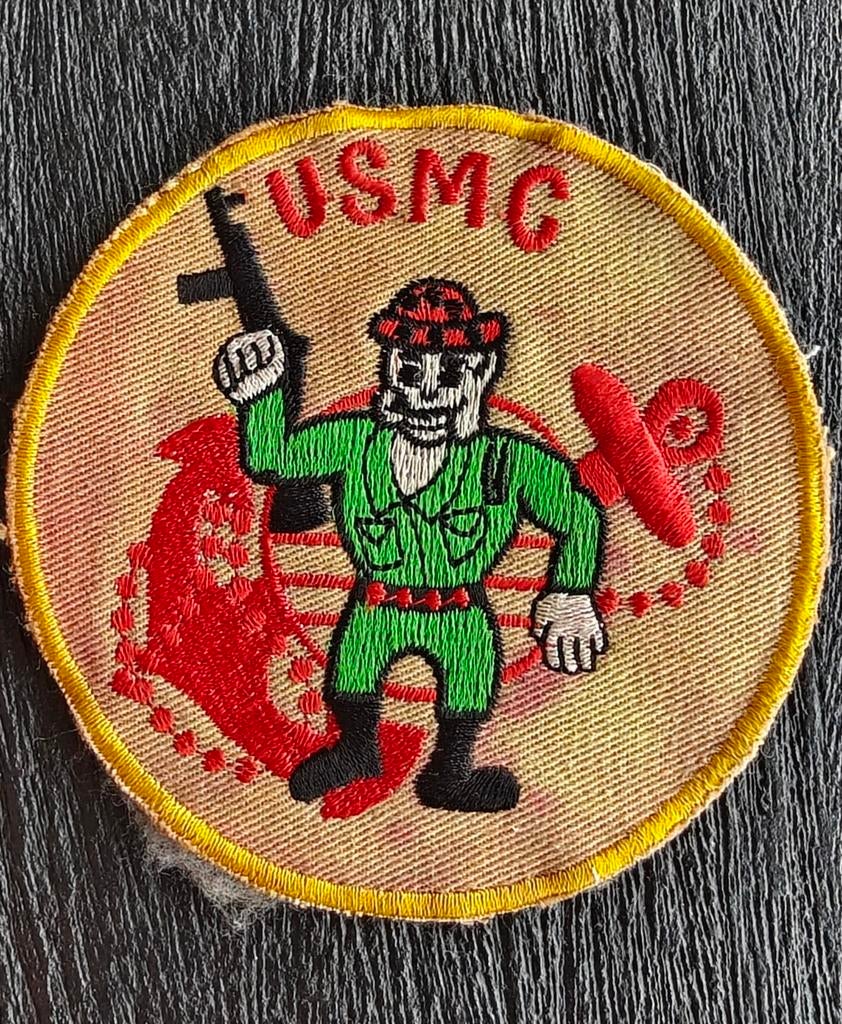 Red Hat Recon - Patch - Highway 9 - Khe Sanh - Cam Lo - USMC, Ophalen of Verzenden, Landmacht, Amerika, Embleem of Badge