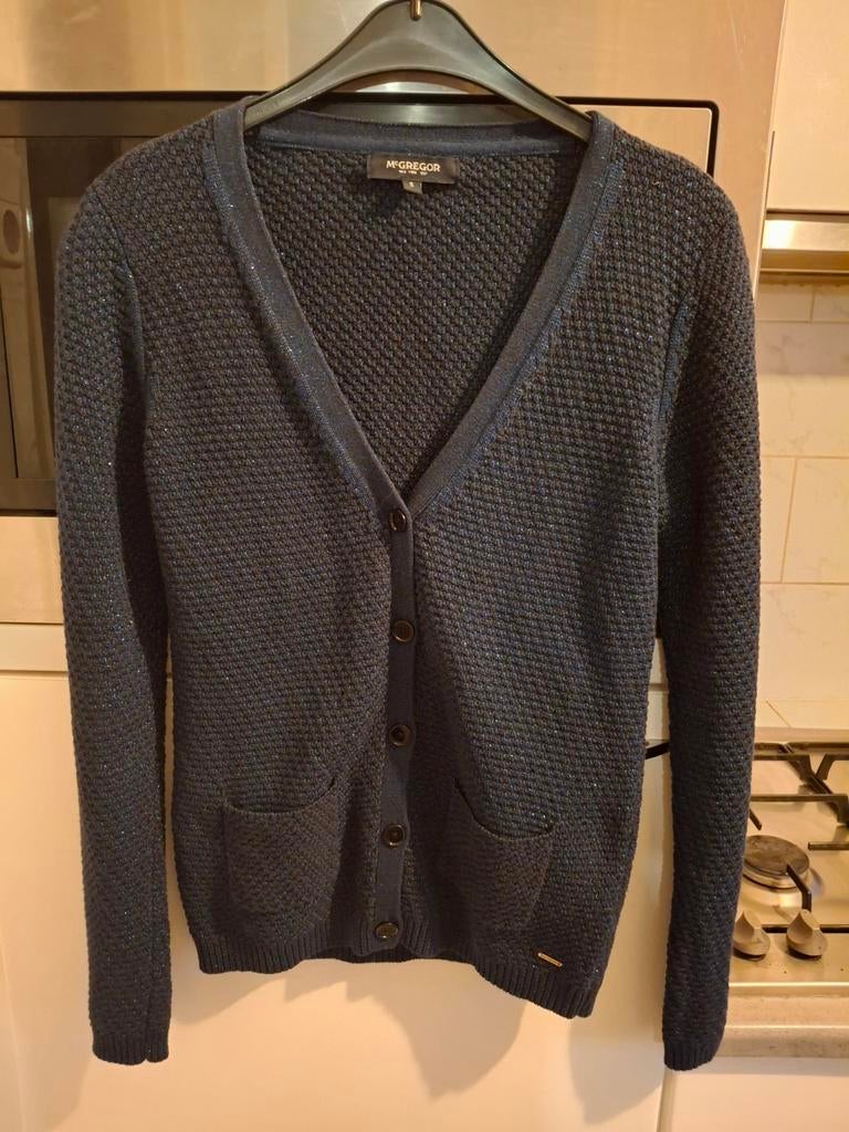 McGregor Dames Vest Donkerblauw Glitter Maat S, McGregor, Blauw, Ophalen of Verzenden, Zo goed als nieuw