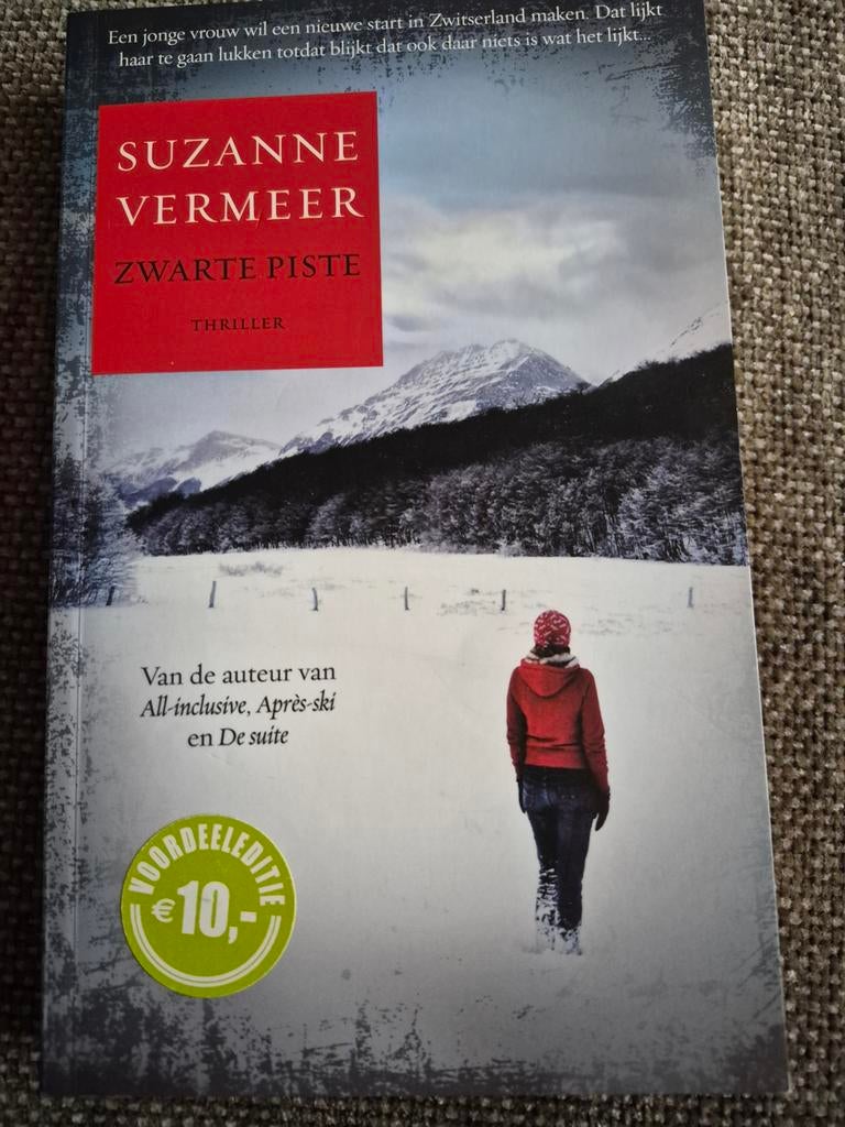 Suzanne Vermeer - Zwarte piste, Ophalen, Zo goed als nieuw, Suzanne Vermeer