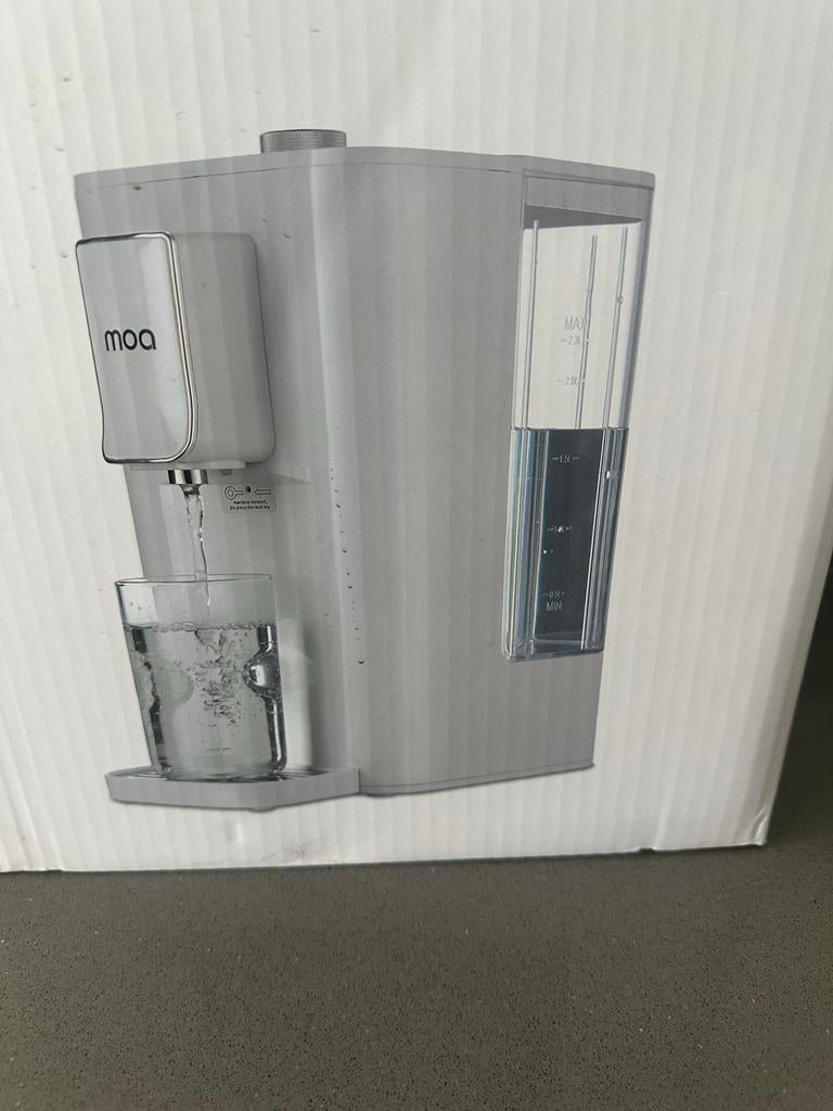 MOA Warmwater Dispenser - Direct Warm Water!, 2 liter of meer, Ophalen of Verzenden, Zo goed als nieuw, Rvs