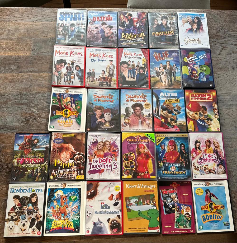 dvd’s, Alle leeftijden, Ophalen, Gebruikt, Kinderprogramma's en -films