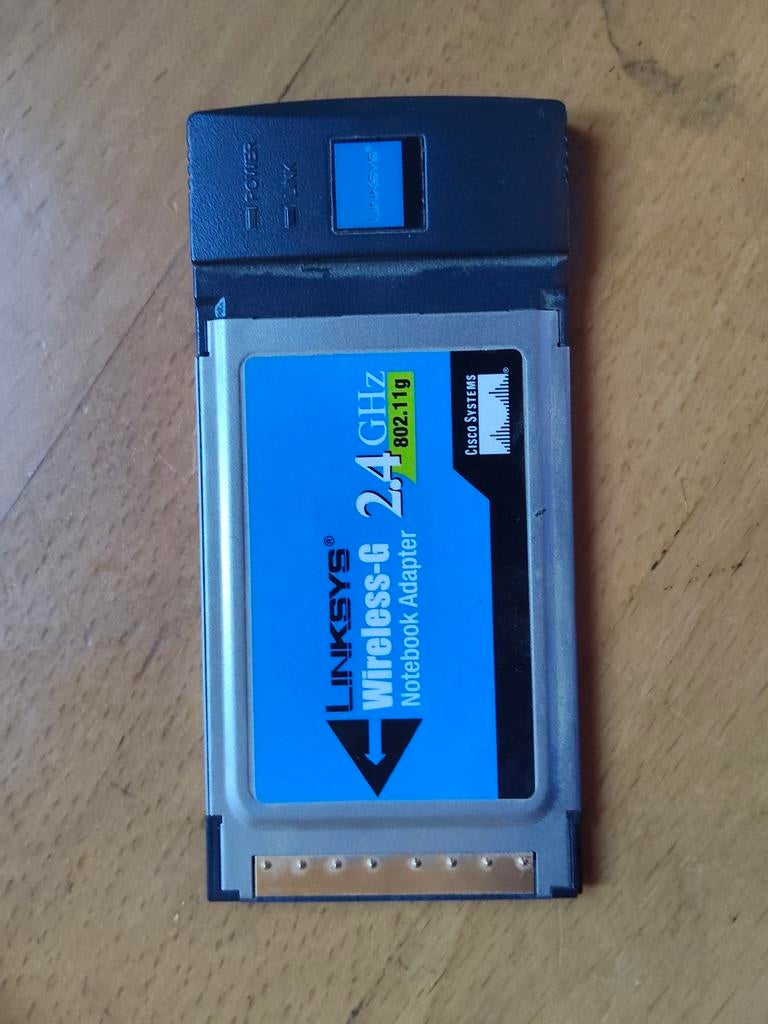 Linksys Wireless-G Notebook Adapter - PCMCIA, Ophalen of Verzenden, Gebruikt, Intern, Linksys