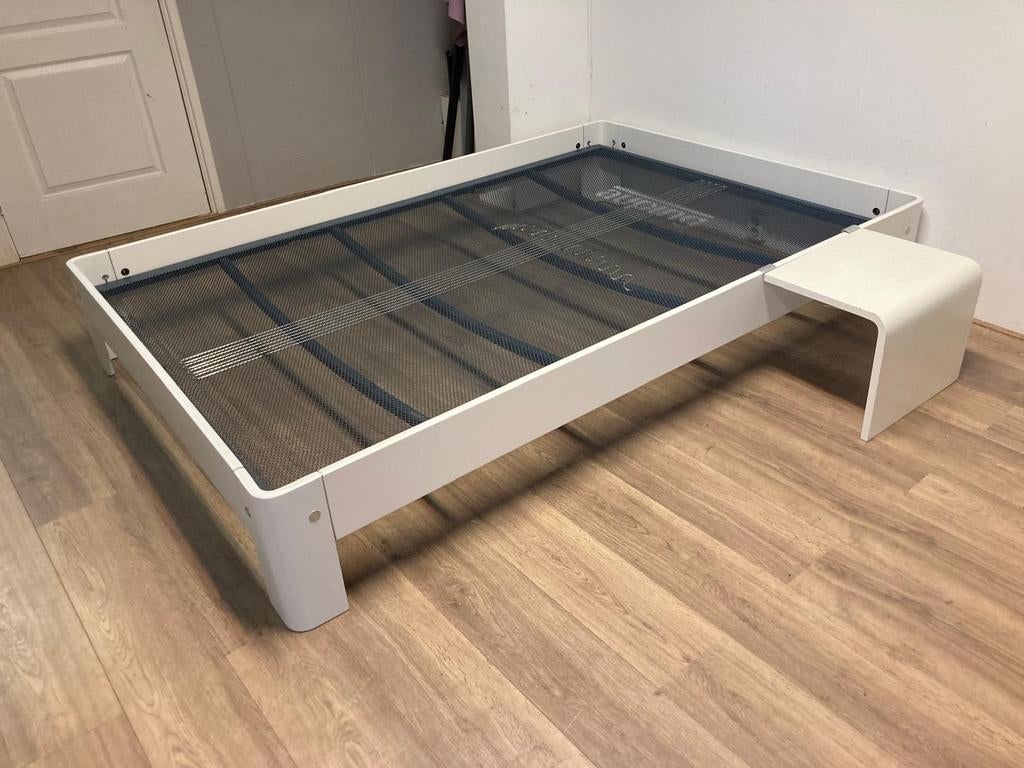 Zgan Auping auronde 120x200...elec, Verstelbaar, Eenpersoons, Wit, Ophalen of Verzenden
