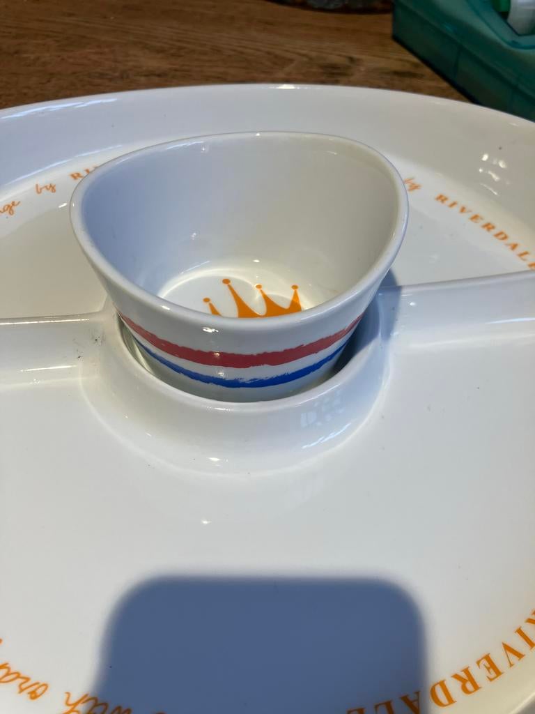 Riverdale Schaal/Mand - In Love With Orange, Porselein of Keramiek, Schaal, Rond, Ophalen of Verzenden