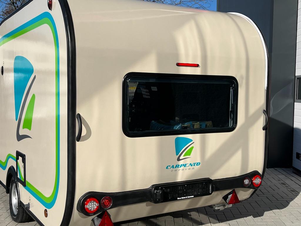 Carpento Caravan 310/360/410 lichtgewicht caravan, Caravans en Kamperen, Overige merken, Lengtebed, Standaardzit, 750 - 1000 kg
