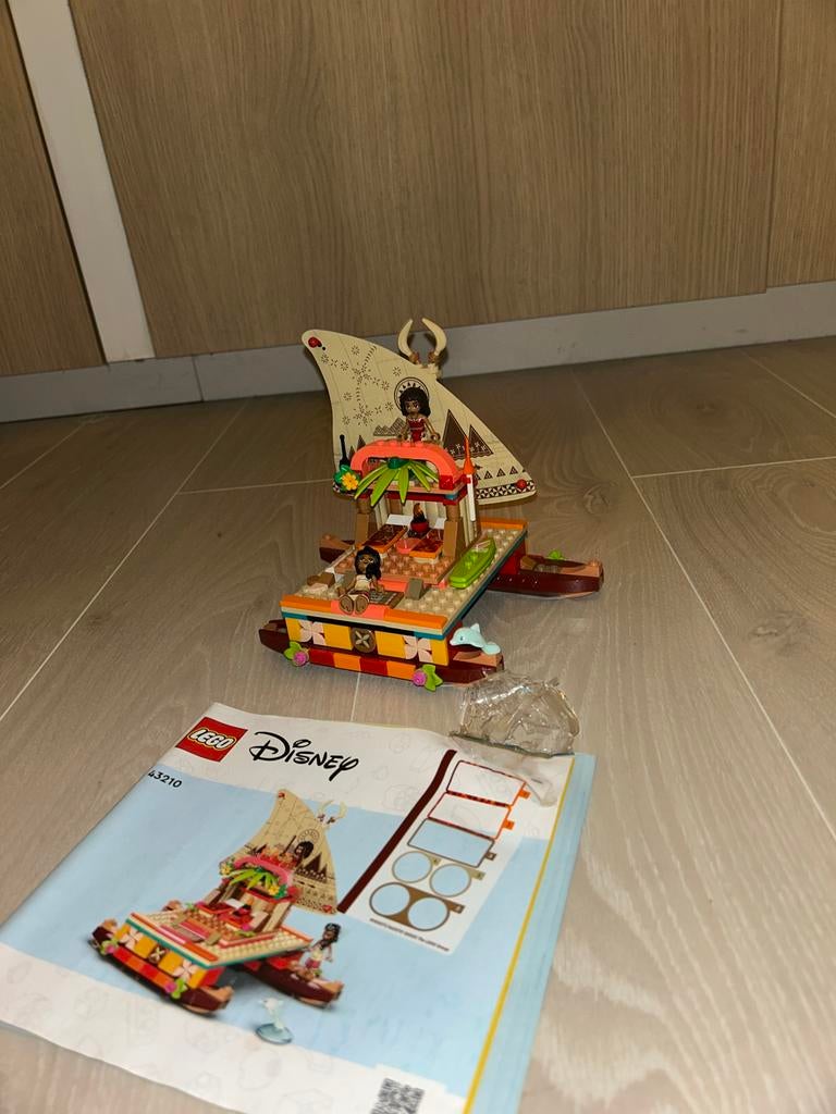 LEGO Disney Princess Vaiana's Katamaran (41149), Ophalen of Verzenden, Zo goed als nieuw, Complete set, Lego