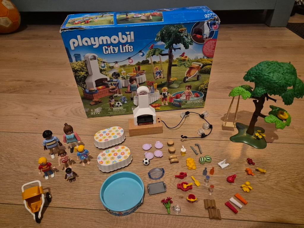 Playmobil City Life Familiefeest met Barbecue - 9272, Ophalen of Verzenden, Zo goed als nieuw