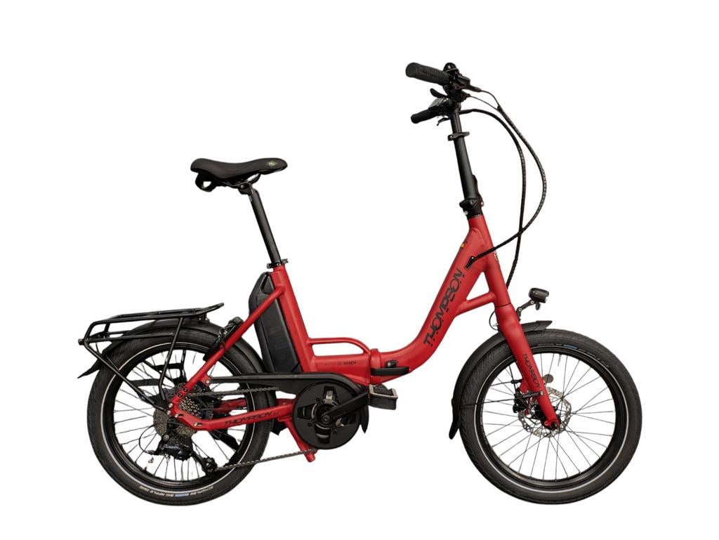 Elektrische vouwfiets Thompson, Bosch motor, lage instap, Fietsen en Brommers, Fietsen | Vouwfietsen, 20 inch of meer, Totaal opvouwbaar