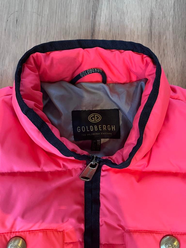 Goldbergh Ski Jas Winterjas - Maat 40, Kleding | Dames, Ophalen of Verzenden, Zo goed als nieuw, Maat 38/40 (M), Roze