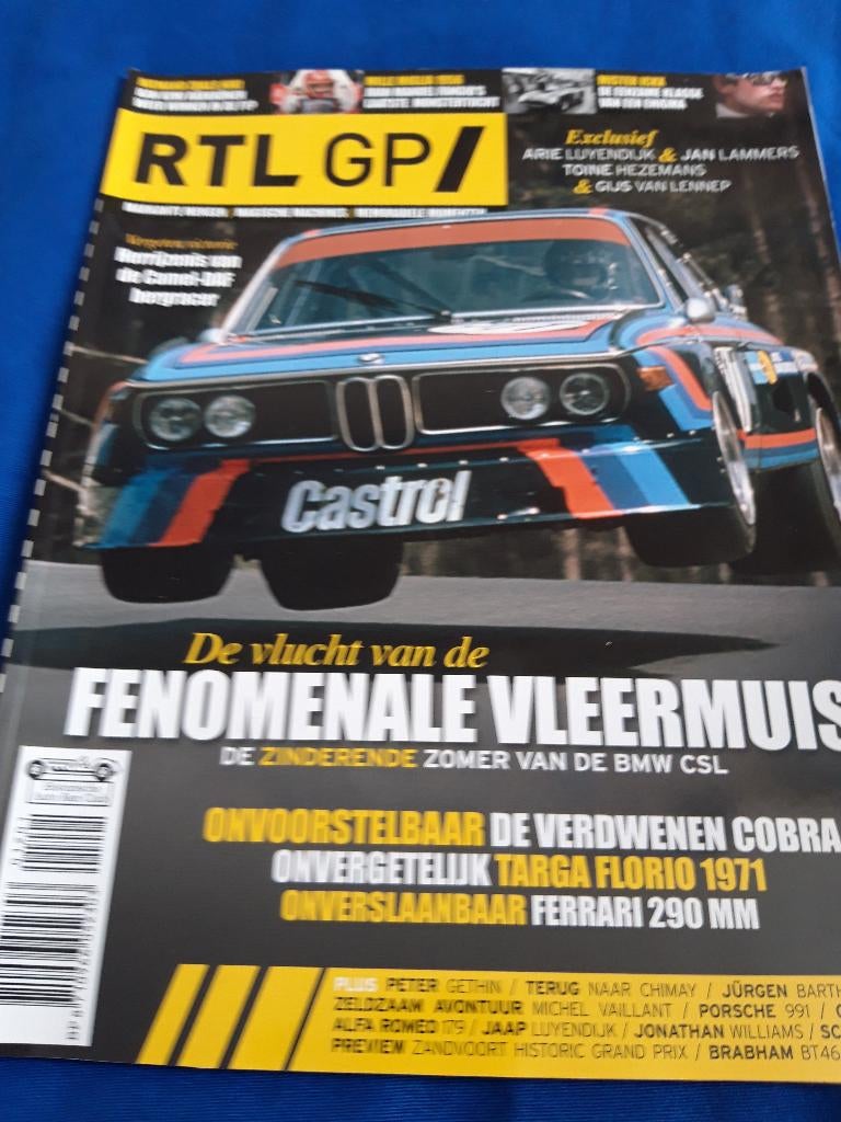 RTL GP 1-2012 – Camel-DAF Huron, BMW CSL, Cobra, Daf variomatic, Ophalen of Verzenden, Zo goed als nieuw, BMW