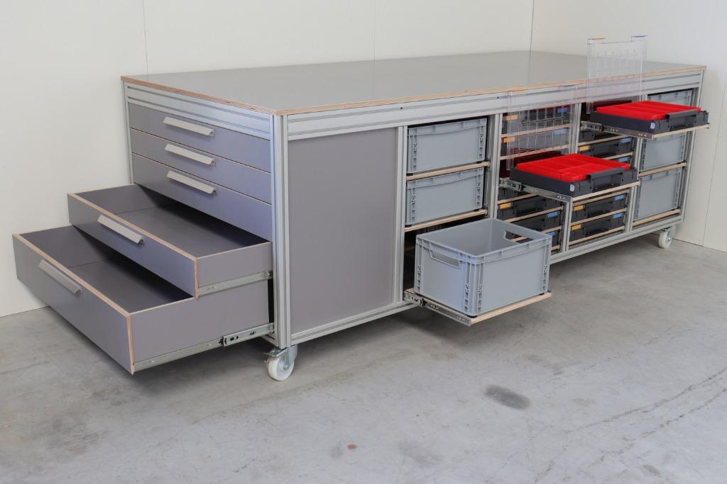Foto 2 van MFT mobiele werktafel Festool Systainer Mbox L-Boxx opbergen