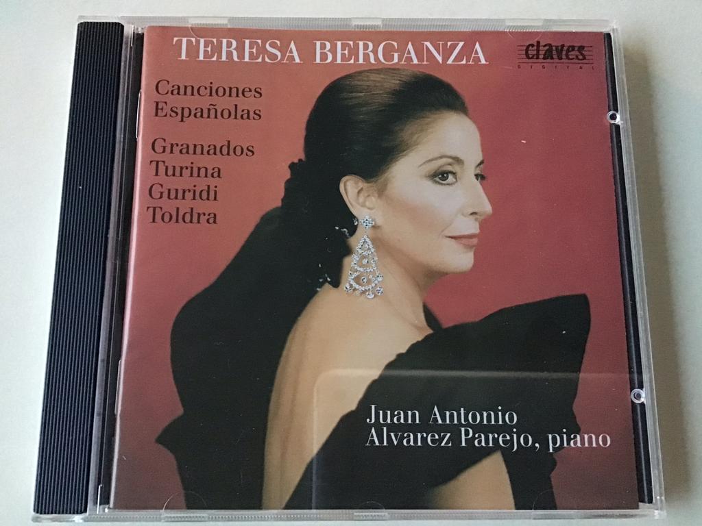 Teresa Berganza Granados/Turina etc Alverez Parejo piano, Ophalen of Verzenden, Romantiek, Zo goed als nieuw, Kamermuziek