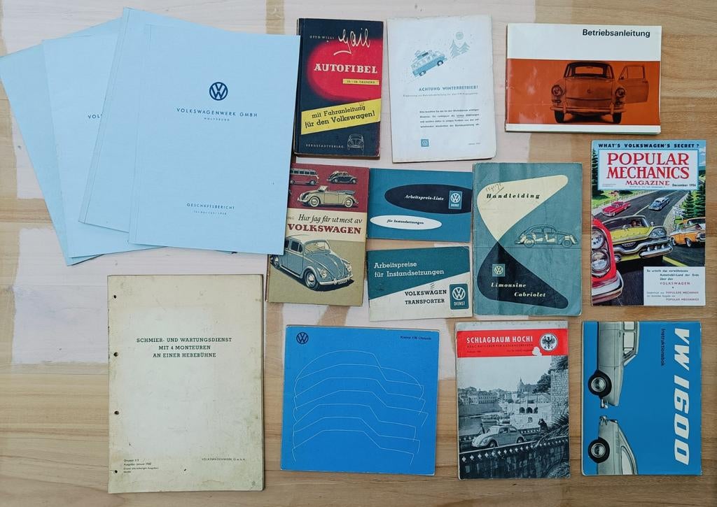 Volkswagen documentatie literatuur verzameling, Ophalen of Verzenden, Gelezen, Volkswagen, Volkswagen