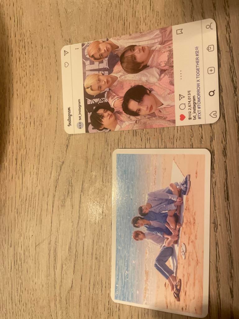 TXT Photocards - Zeldzame Collectie, Verzamelen, Ophalen, Zo goed als nieuw