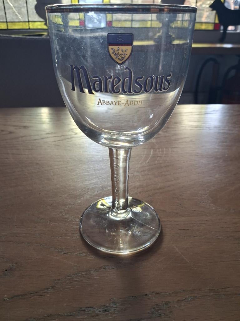 Bierglas maredsous, Ophalen, Zo goed als nieuw, Glas of Glazen, Overige merken