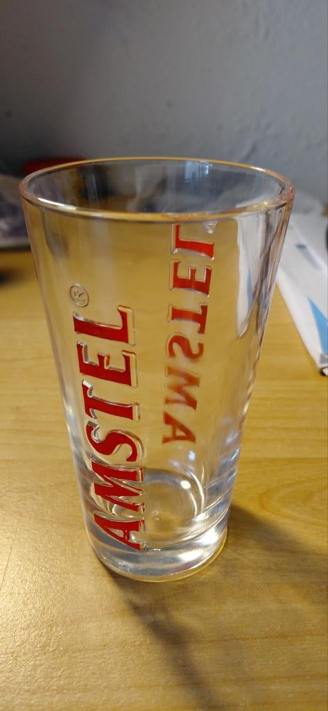 Nieuw Amstel Bierglas, Ophalen of Verzenden, Gebruikt
