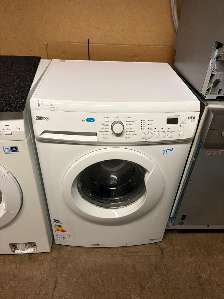 Zanussi 7kg wasmachine | Schoon | Garantie | Bezorging, Minder dan 85 cm, Zo goed als nieuw, Voorlader, 1200 tot 1600 toeren