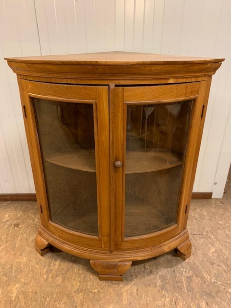 Hoekkast, Vitrinekast, servieskast, houten kast, Ophalen