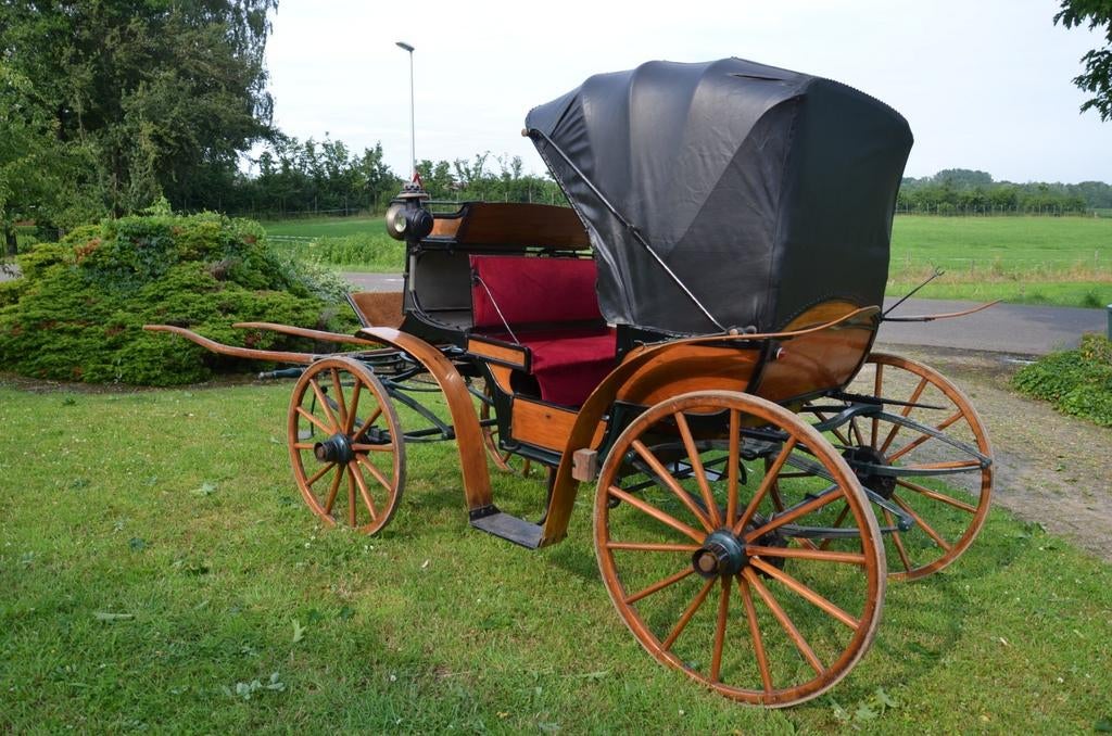 Victoria koets donker groen, Dieren en Toebehoren, Rijtuigen en Koetsen, Gebruikt, Overige typen, Paard of Pony