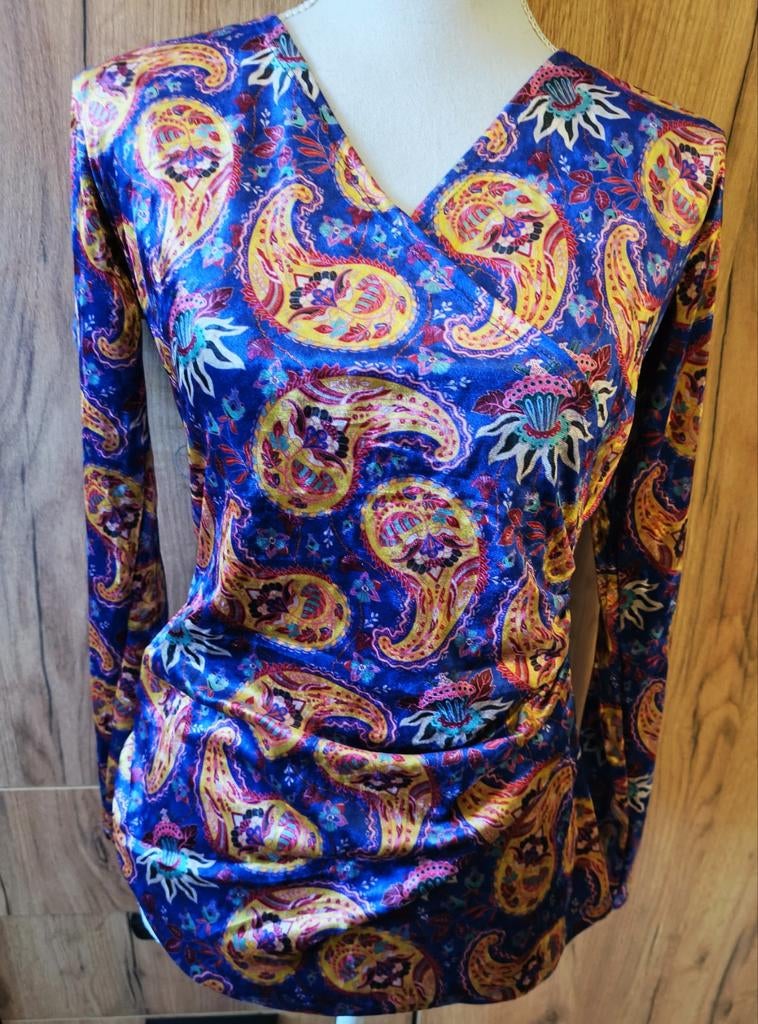Tantilly wrap top velvet nieuw met kaartje maat M, Maat 38/40 (M), Overige kleuren, Verzenden, Nieuw