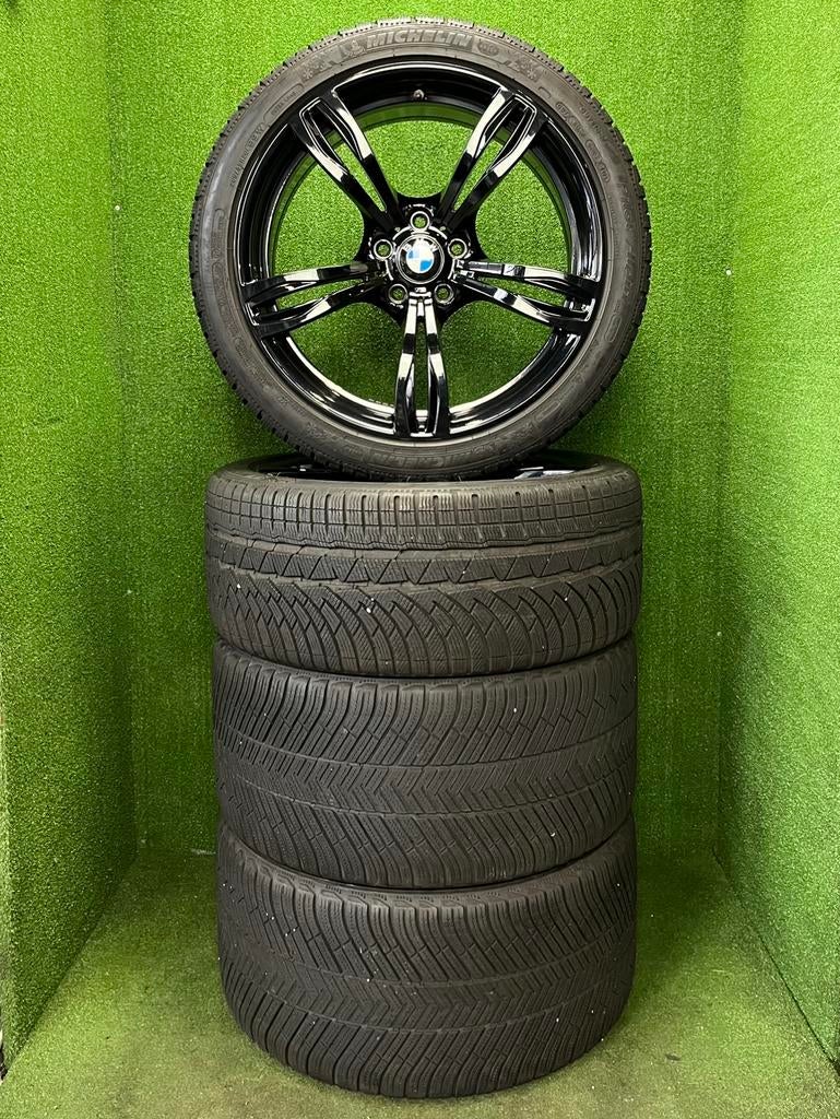 Originele 20 inch BMW 343M velgen met winterbanden M5 F10, Auto-onderdelen, Banden en Velgen, Gebruikt, 295 mm, Banden en Velgen