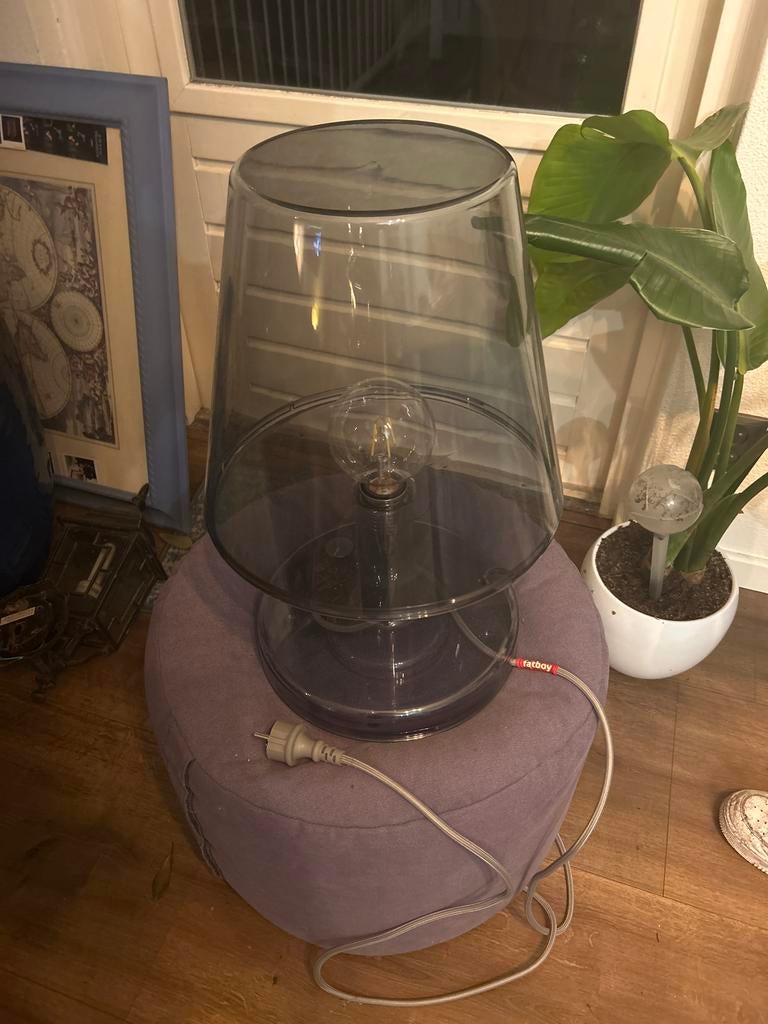 Fatboy Trans-Parent Blauw Lamp Tafellamp, Ophalen, Zo goed als nieuw, Kunststof, Fatboy
