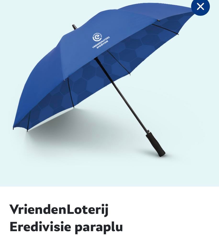 Paraplu nieuw in doos, Sieraden, Tassen en Uiterlijk, Paraplu's, Nieuw, Blauw, Ophalen