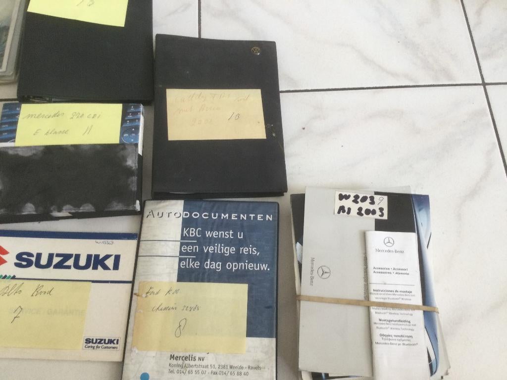 instructie boeken van auto.s SERVICES BOEKEN, Auto-onderdelen, Ophalen, Gebruikt, Overige automerken