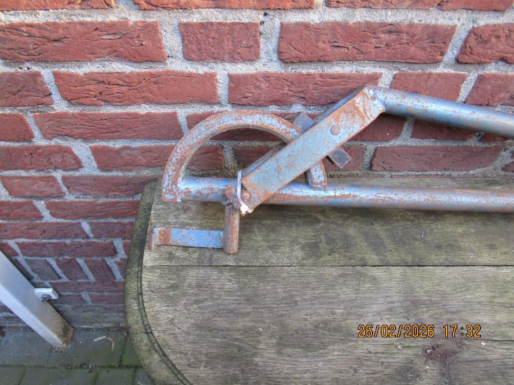 buigijzer buigtang, Ophalen of Verzenden, Gebruikt