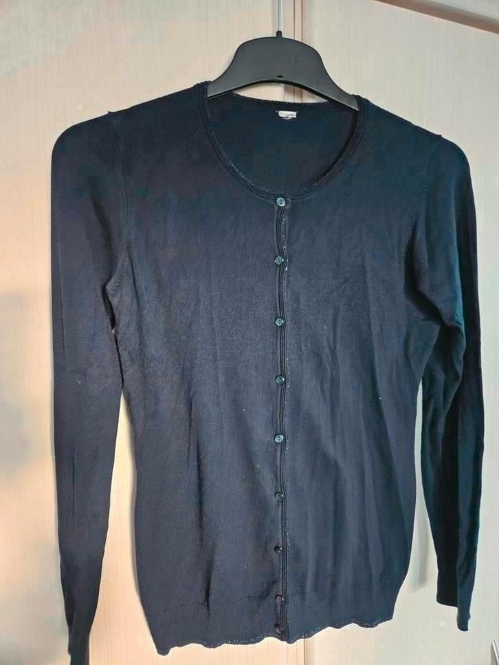 Mooi donkerblauw vest met mooie knoopjes maat M, Ophalen of Verzenden, Zo goed als nieuw