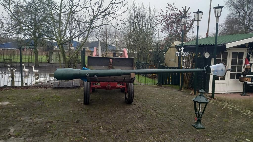 Historische Gietijzeren Parkpaal met  vaaskap of 6-kante kap, Staande lamp, Ophalen of Verzenden, 50 tot 250 watt, Led