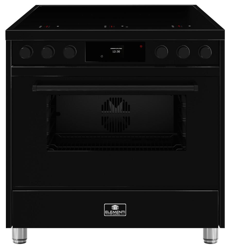 Elementi di Cucina inductie fornuis EM9036-ZW-B/Refusbished, Ophalen, 60 cm of meer, Refurbished, Energieklasse A of zuiniger