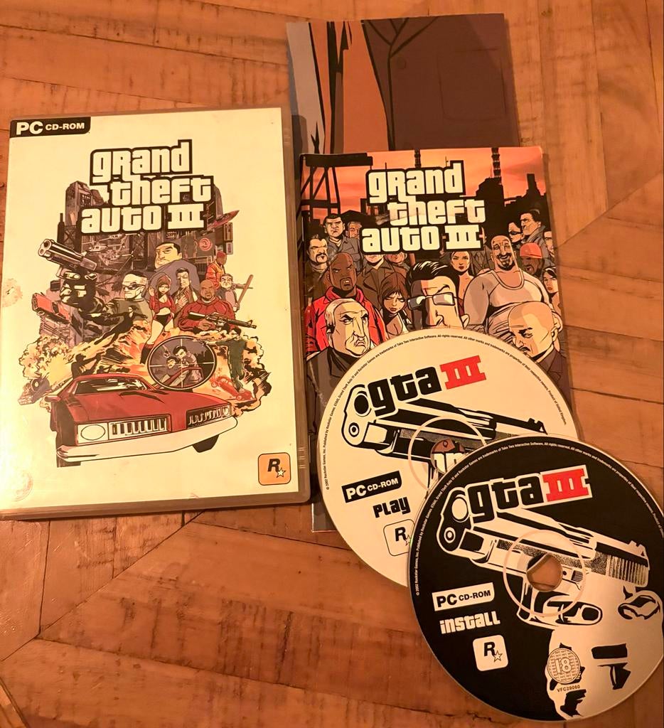 Grand Theft Auto III - PC CD-ROM, Avontuur en Actie, Vanaf 18 jaar, 1 speler, Ophalen of Verzenden