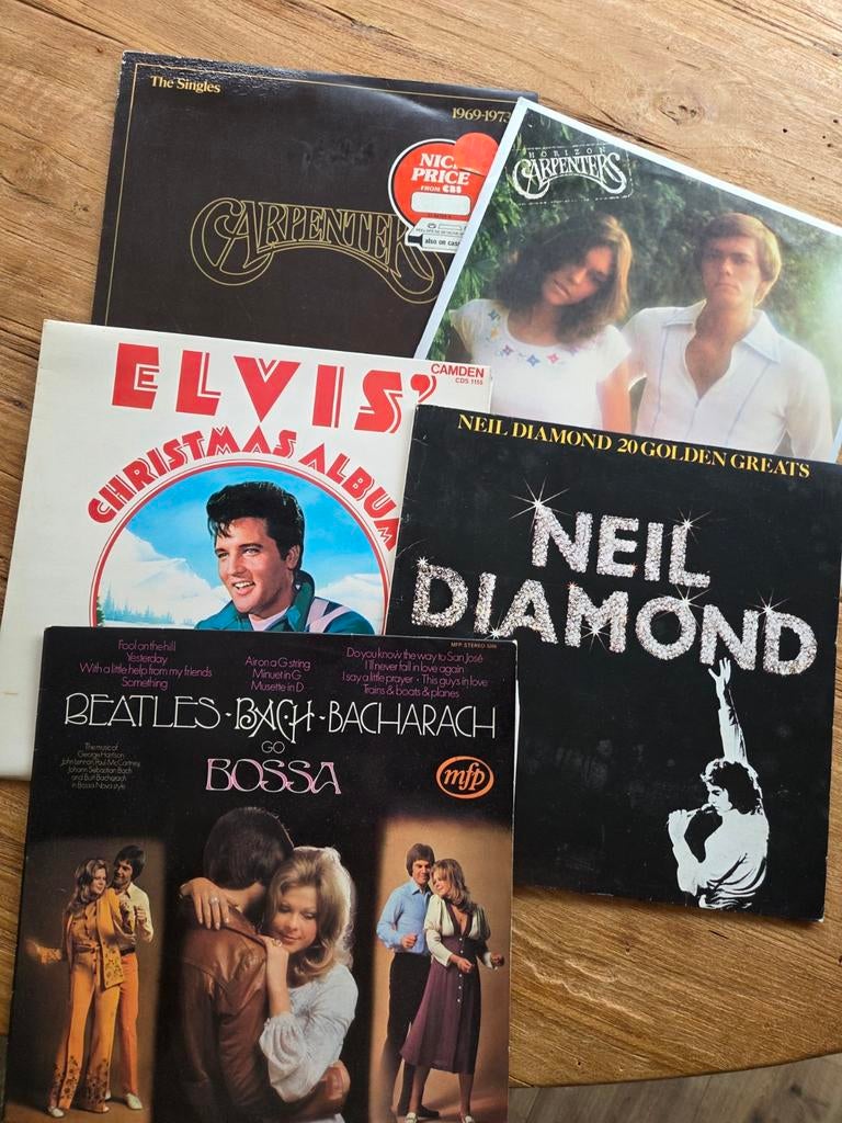 Verzameling lp's/elpees/platen/vinyl (ca 100 st), Cd's en Dvd's, Vinyl | Verzamelalbums, Gebruikt, Pop, Overige formaten, Ophalen