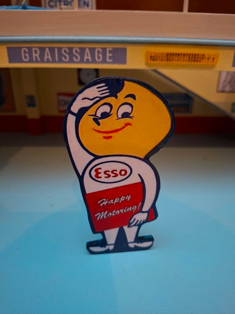 Vintage Esso Mannetje Reclame, Ophalen of Verzenden, Gebruikt, Gebruiksvoorwerp