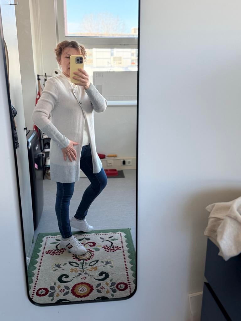 Gran Sasso Cashmere Cardigan - Zo goed als nieuw, Ophalen of Verzenden, Zo goed als nieuw, Maat 38/40 (M), Beige