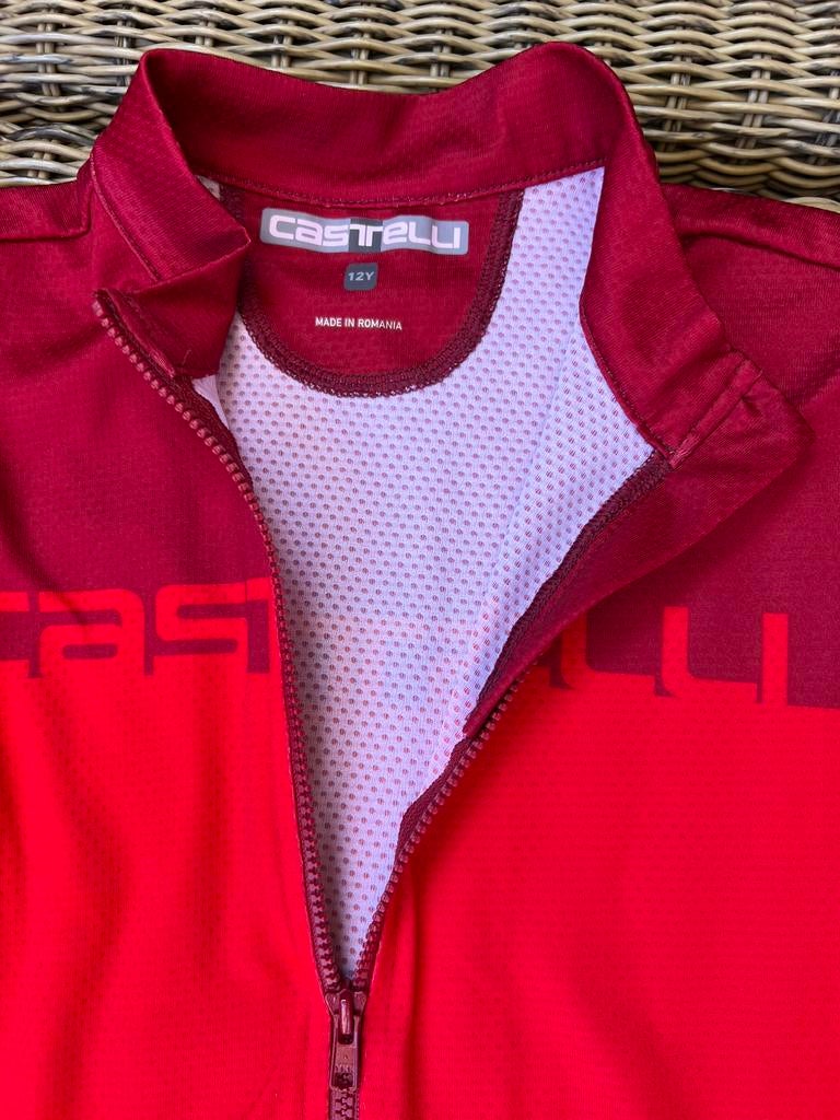 Castelli wielrenshirt maat 12Y, Ophalen of Verzenden, Zo goed als nieuw, Jongen of Meisje, Overige typen